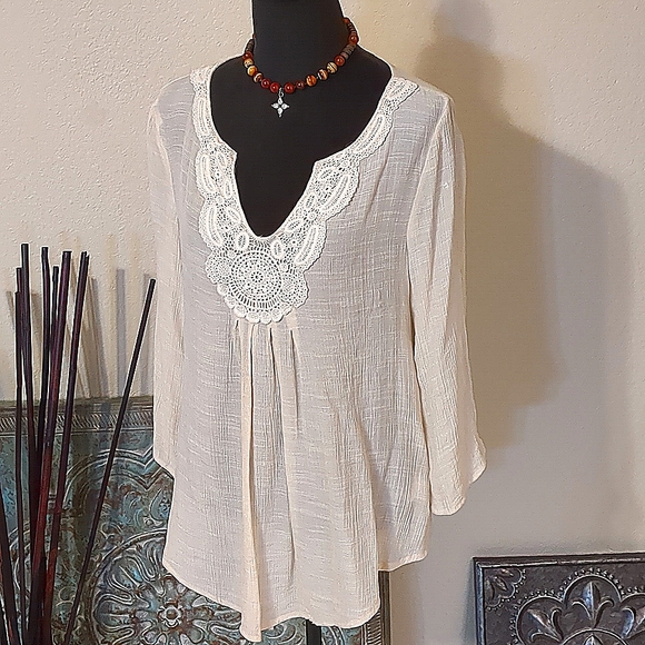 CROCHET FLOWY TOP - Picture 6 of 9